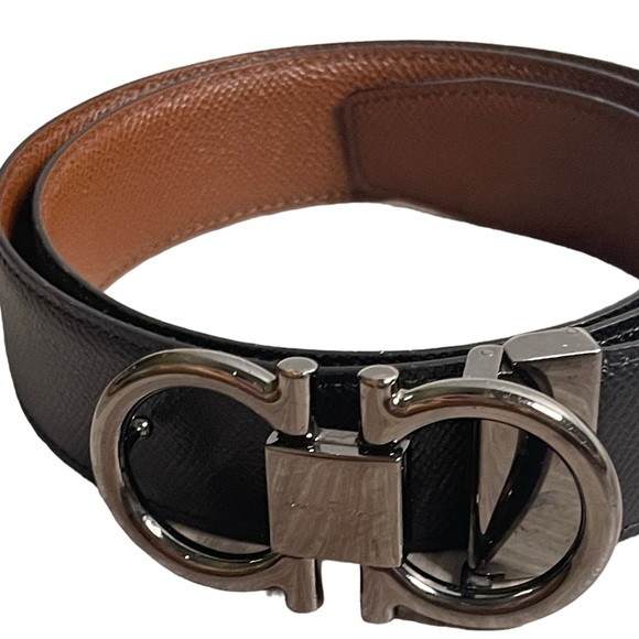 Salvatore Ferragamo Other - Ferragamo
Men's Reversible Leather Double-Gancio Bellt 85cm/34 inch